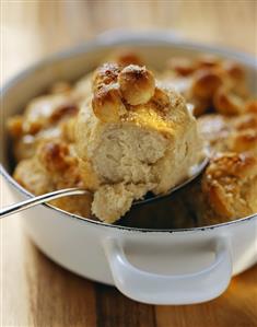 Banana rolls with macadamia nuts