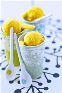 Mango sorbet