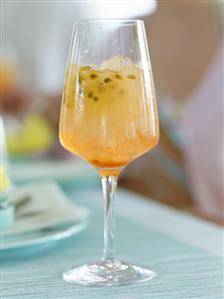 Aperol with passion fruit