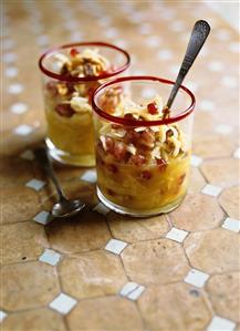 Orange and apple salad with pomegranate seeds (Morocco)