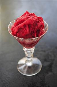 Cherry sorbet