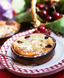 Cherry clafouti