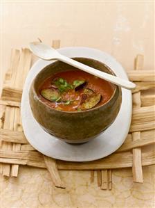 Ayurvedic aubergine soup