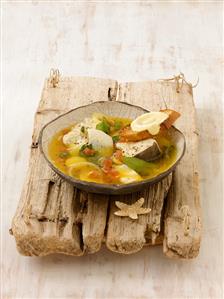 Bouillabaisse with rouille