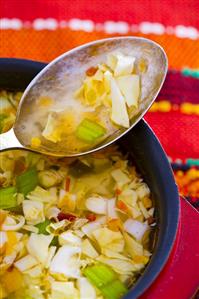 Zeleva chorba (Bulgarian cabbage soup)