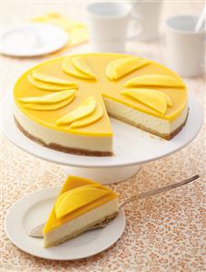 Mango cheesecake