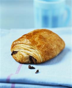 Pain au chocolat (French chocolate-filled pastry)