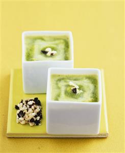 Cream of courgette soup