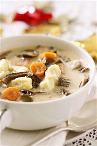 Mushroom soup for Christmas