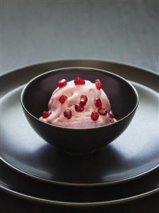 Pomegranate ice cream