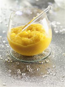 Peach granita