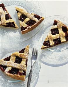 Crostata di visciole (Sour cherry tart, Italy)