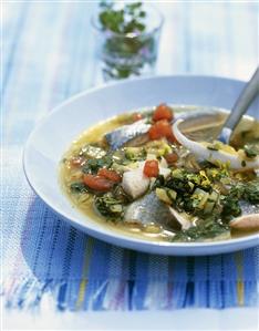 Tegamaccio di pesce (Fish stew, Italy)