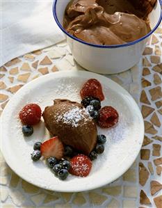 Dolcino di ricotta (Chocolate ricotta cream, Italy)