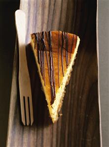 Chocolate mango cheesecake