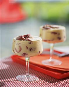 Strawberry zabaglione