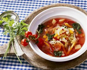 Ciorba Calugaresca (Monastery soup, Romania)