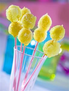 Grapes on cocktail sticks