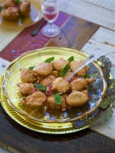 Small apple fritters