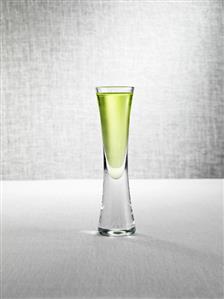 Kamikaze (Lime Shooter, alcopop) in shot glass