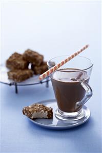 Hot chocolate with spices