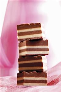 Layered chocolates