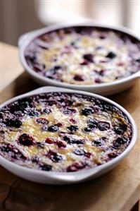 Red fruit gratin