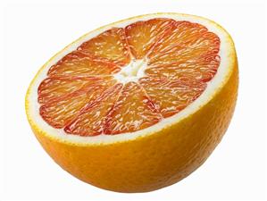 Half a blood orange