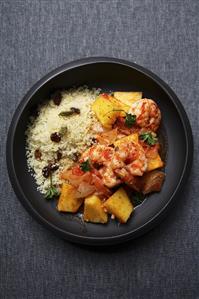 Prawn curry with pineapple