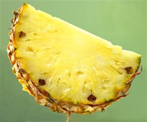 A piece of pineapple