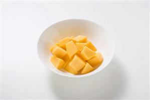 Mango, peeled and diced