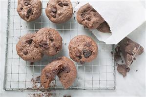 Chocolate olive cookies