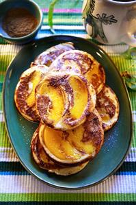 Orange pancakes