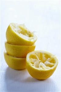 Squeezed lemon halves