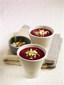 Beetroot and ginger soup