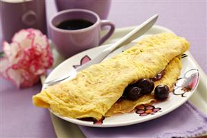 Cherry omelette