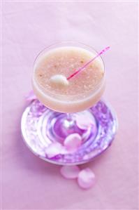 A lychee rose cocktail