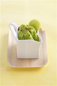 Curried avocado dip