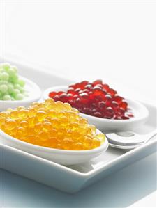 Molecular gastronomy: fruit caviar