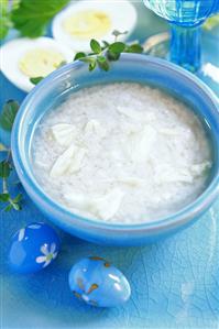 Skordalia (Greek garlic soup) for Easter