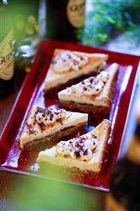 Chocolate slices with Baileys (Ireland)