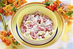 Tomato and banana salad