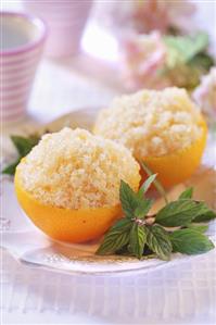 Granita di arance (Orange granita, Italy)