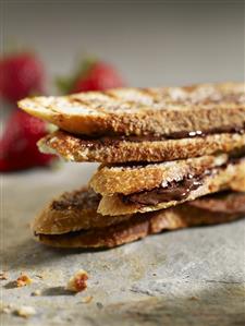 Panino del cioccolato (Toasted chocolate spread sandwiches)