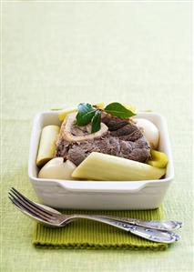 Pot au feu (Beef and vegetable stew, France)