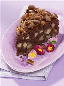 Chocolate apple cake