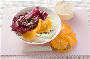 Chicory and orange salad