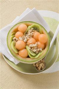 Kiwi fruit and melon