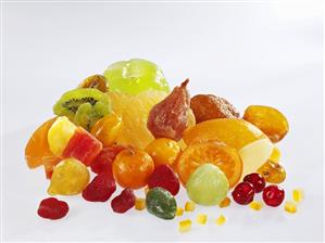 Assorted candied fruit