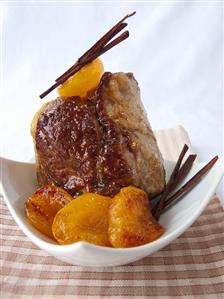 Lamb with apricots